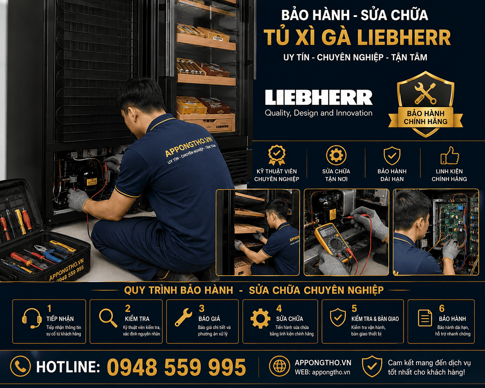 Mã lỗi tủ xì gà Liebherr là gì?