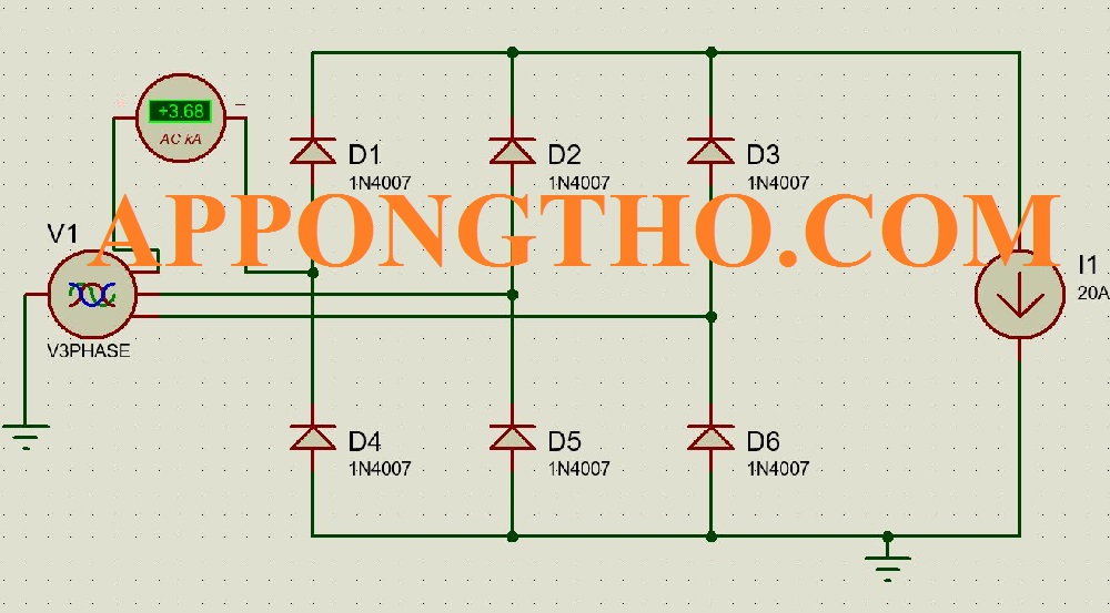 Cách tính mạch chỉnh lưu cầu