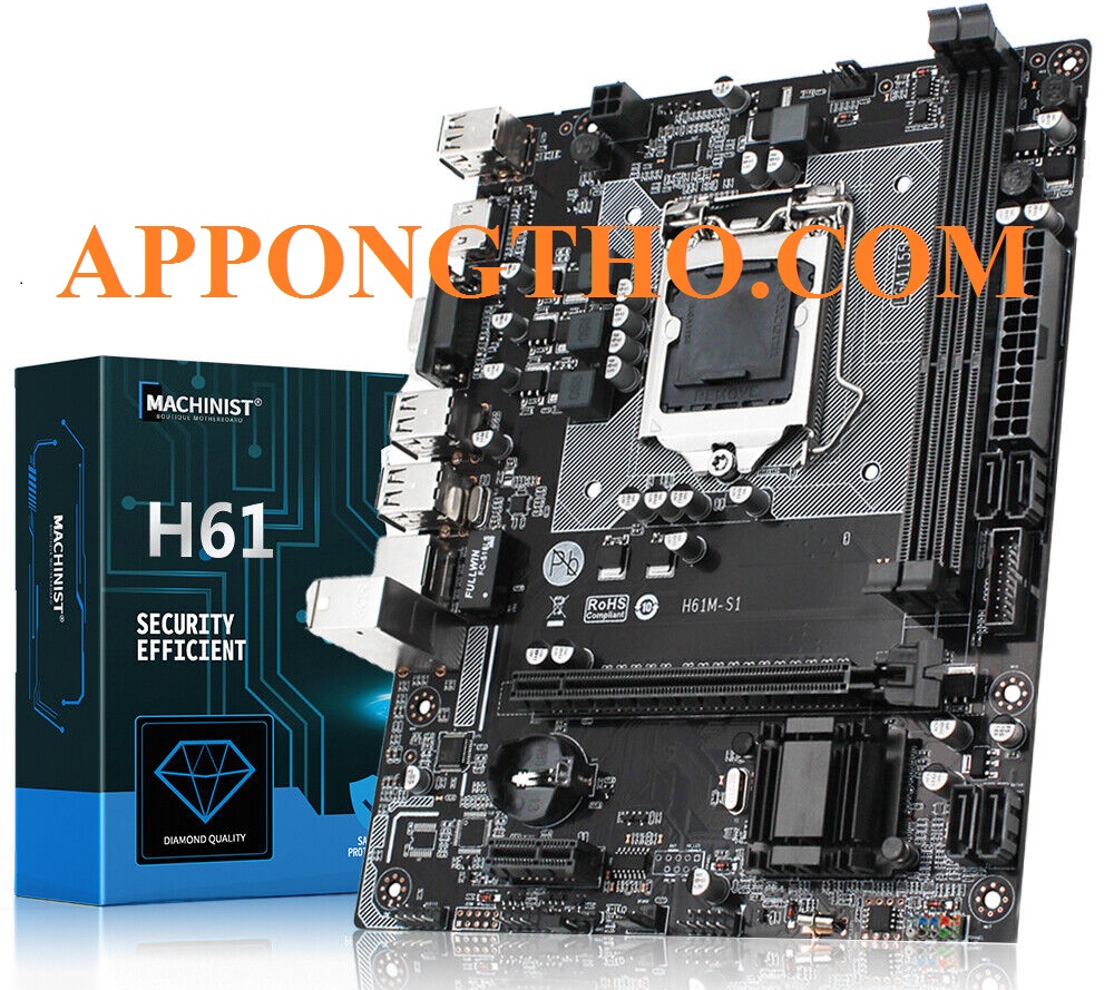 Main H61 Là Gì? Các Loại CPU, VGA Được Hỗ Trợ Main H61