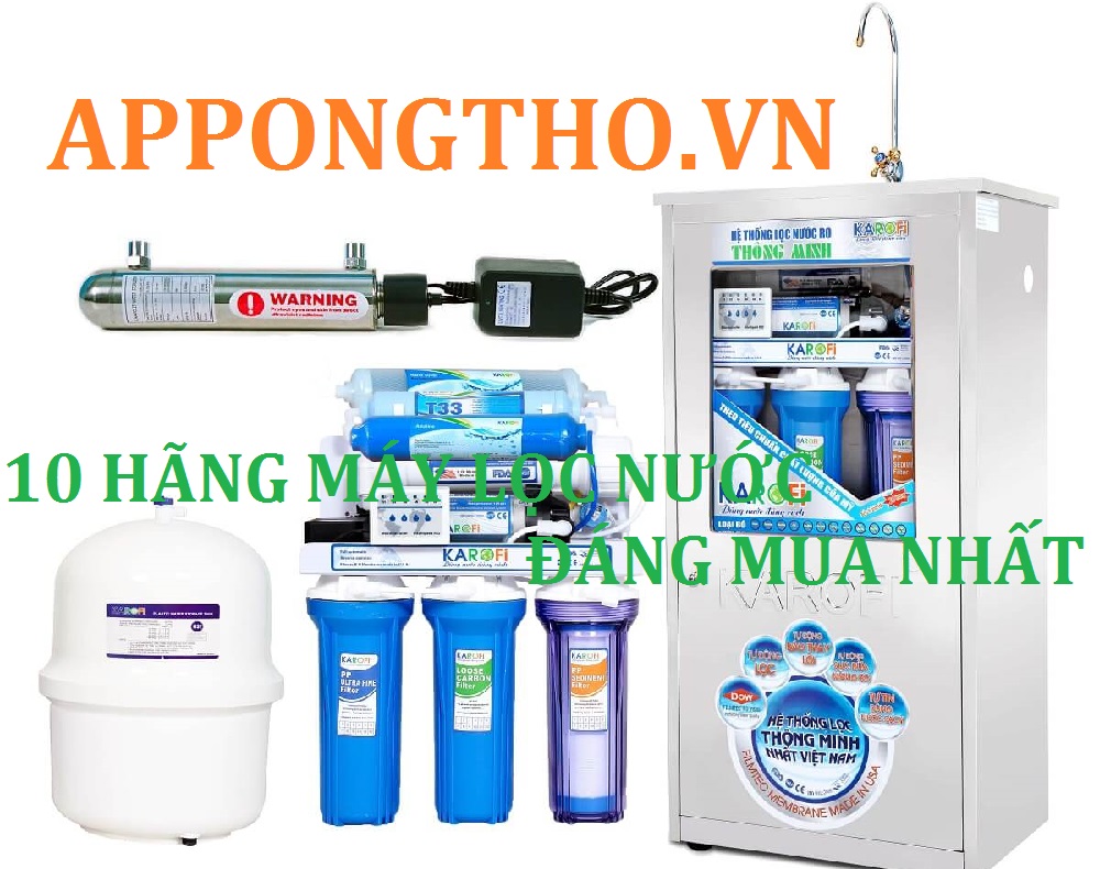 10 Thương Hiệu Máy Lọc Nước Tốt Nhất