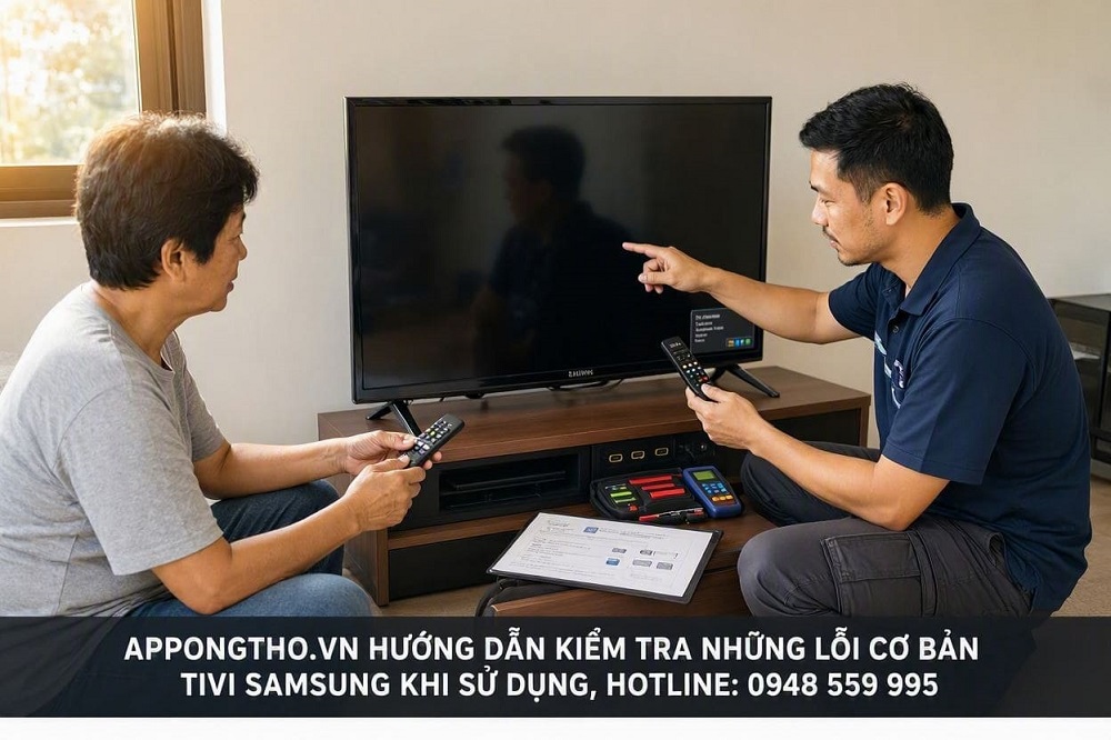 Tivi Samsung xuất hiện các chấm đen trên màn hình