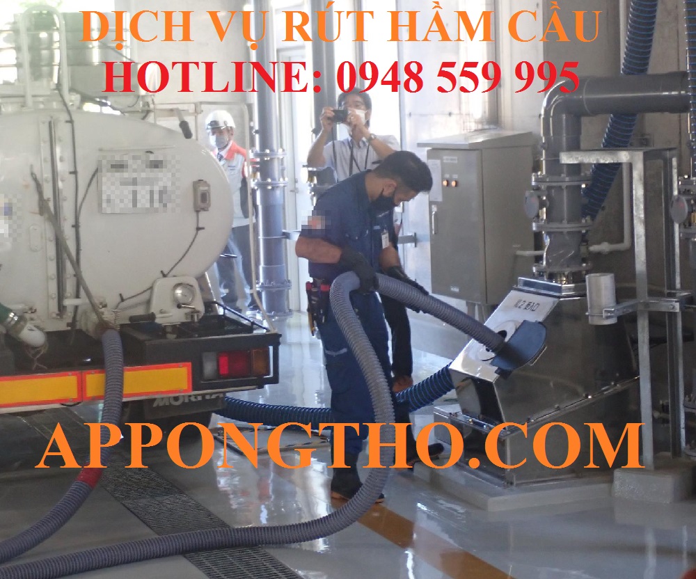 24. Dịch vụ rút thông bể phốt hầm cầu tại Điện Biên