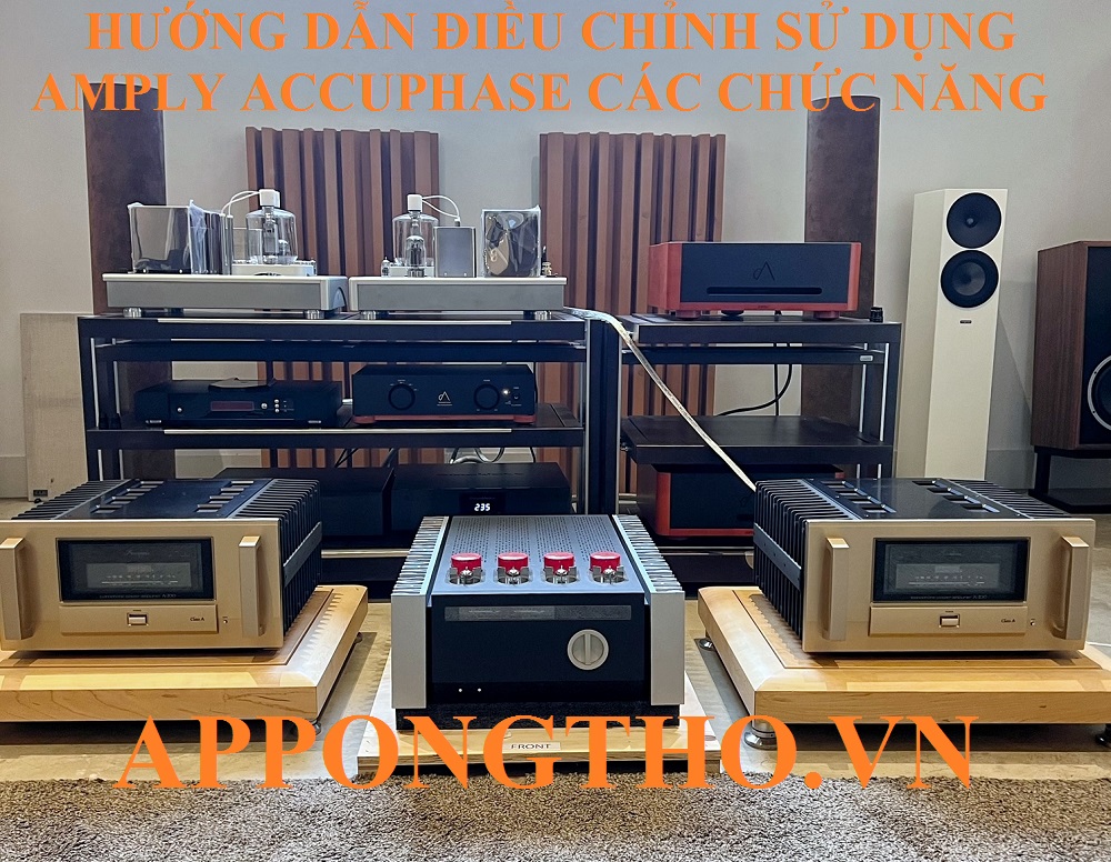 Bảng điều khiển Amply Accuphase