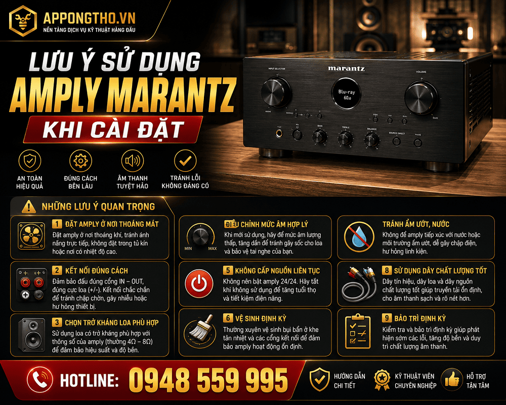 Amply Marantz là gì?