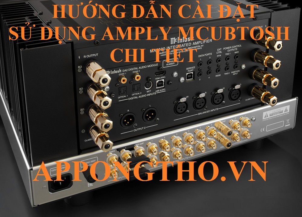 12. Cách chọn chế độ – Mono/Stereo trên Amply McIntosh
