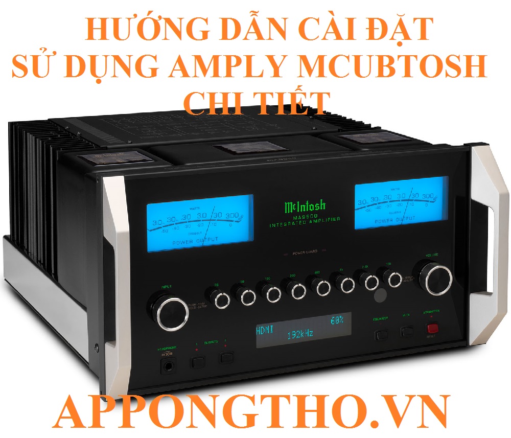 Bảng điều khiển Amply McIntosh