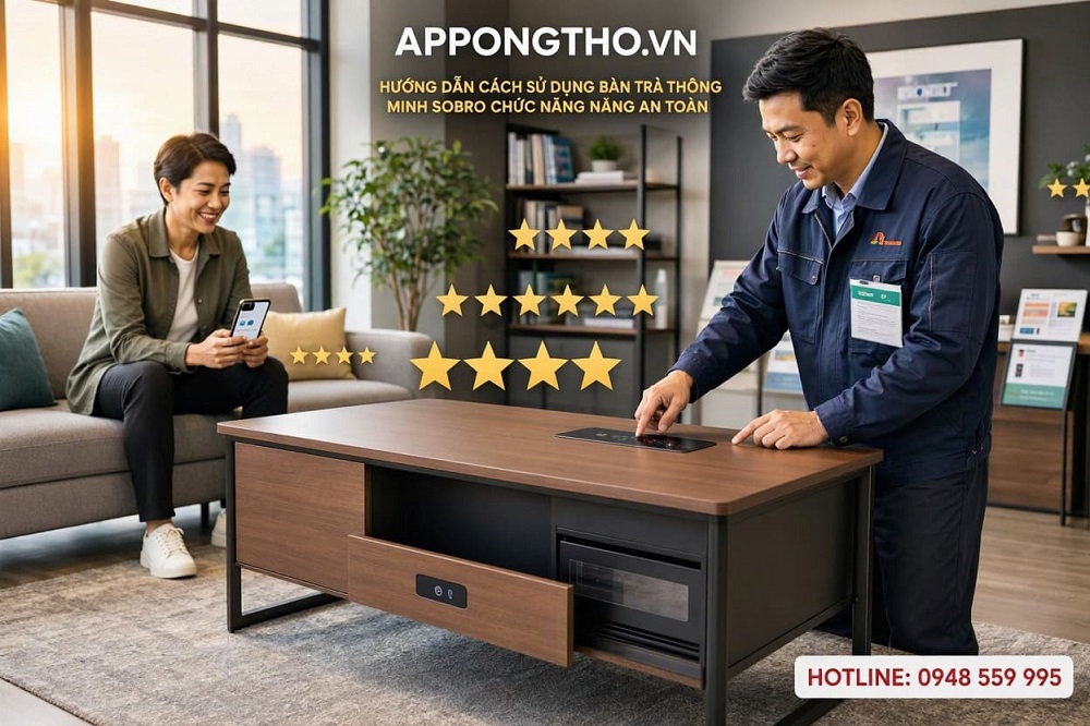 Bảng điều khiển bàn trà Sobro