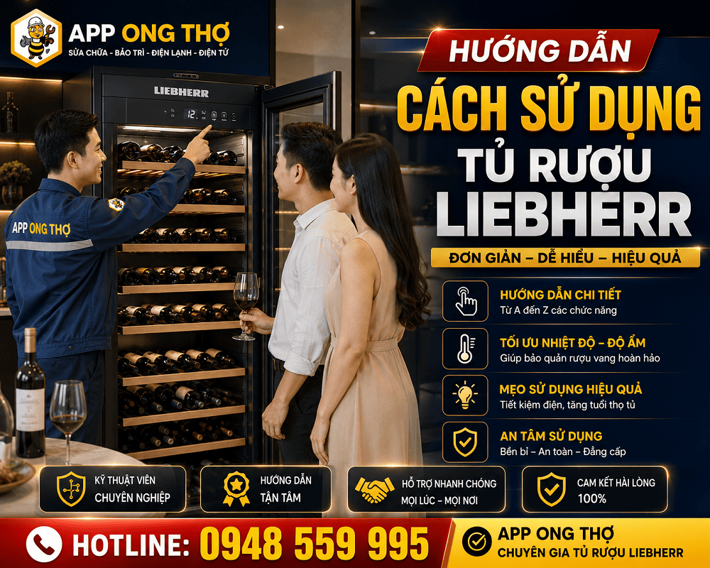 Hướng Dẫn Sử Dụng Bảo Quản Tủ Rượu Liebherr Đúng Cách