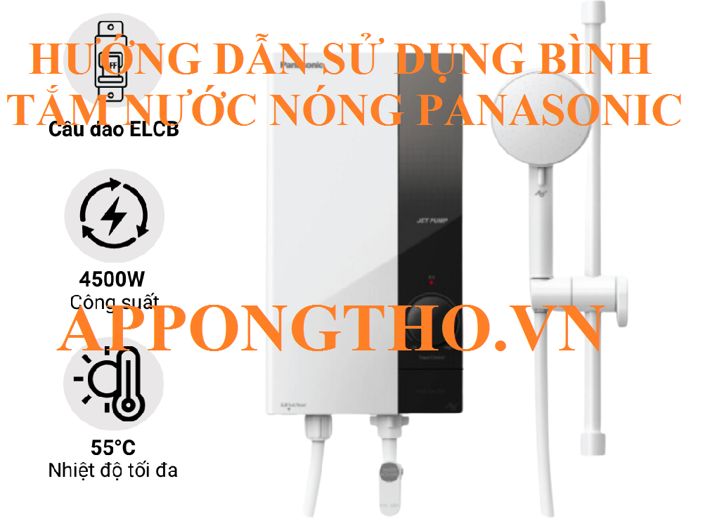 5. Sự cố thường gặp ở bình tắm nước nóng Panasonic