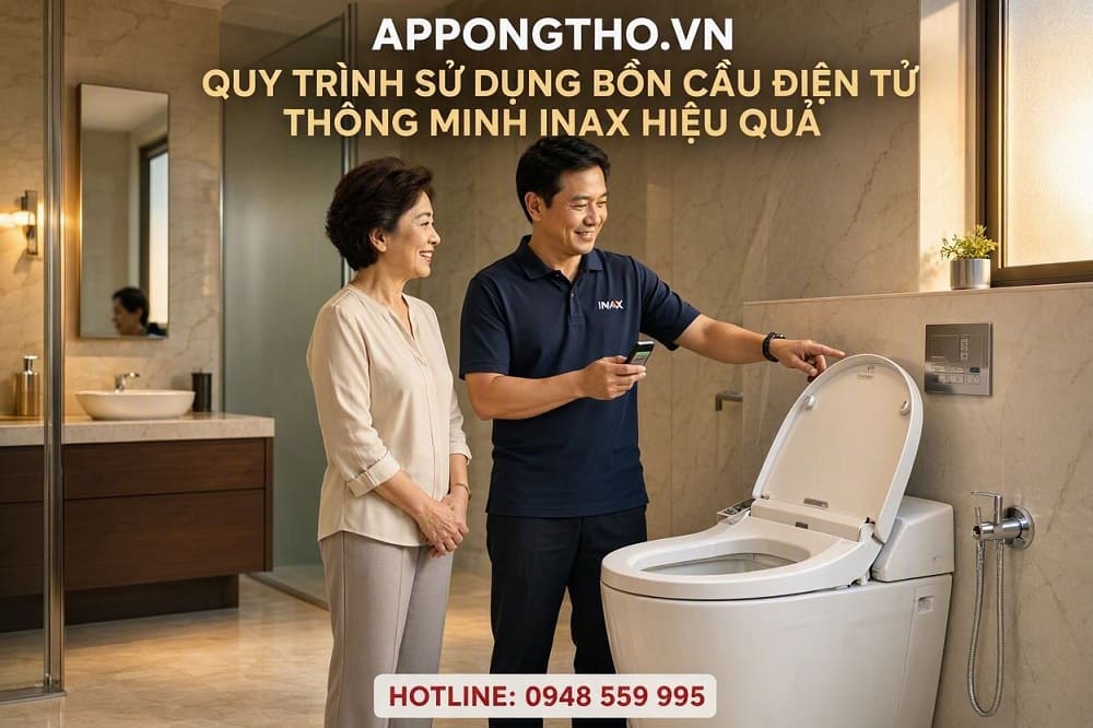 8. Cài đặt SEAT TEMP – Nhiệt độ ghế bồn cầu INAX