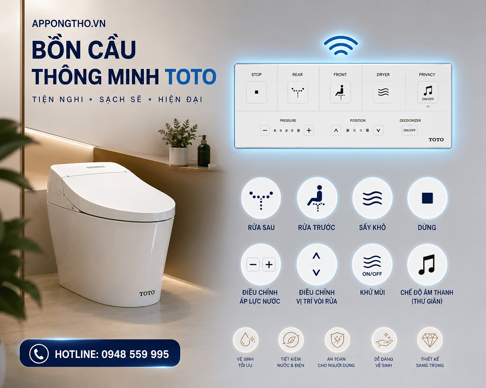 10. Cài đặt Dryer Temp – Chỉnh nhiệt độ sấy trên bồn cầu thông minh TOTO