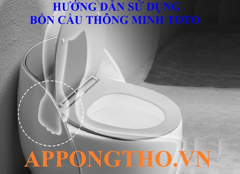 5. Cài đặt Stop (Dừng) trên bồn cầu thông minh TOTO