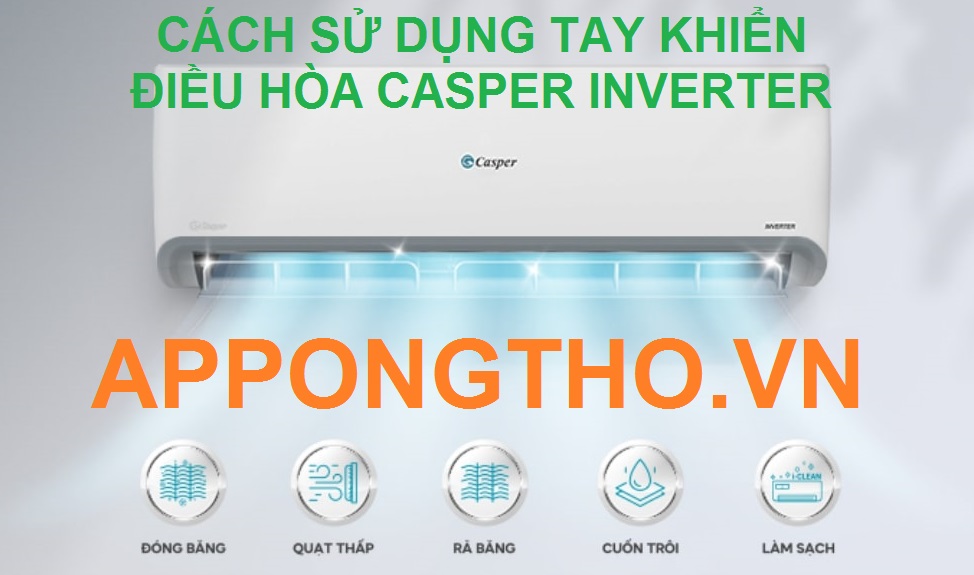 10 sự cố thường gặp ở điều hòa Casper Inverter