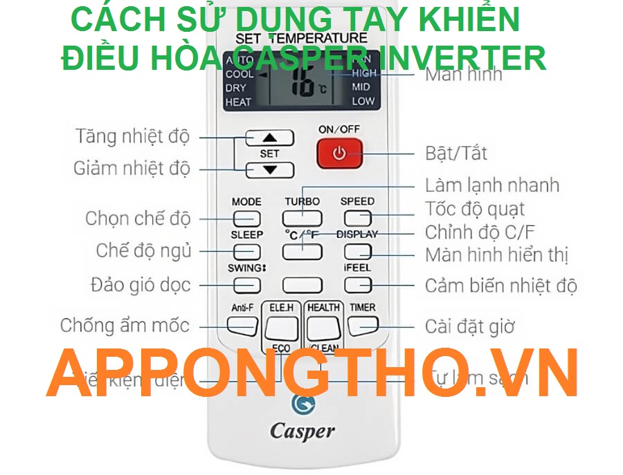 20 Lưu Ý sử dụng điều hòa Casper Inverter