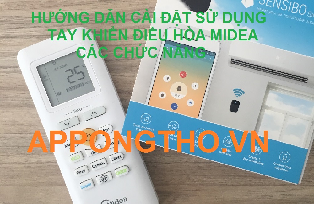 Cách cài đặt 40 Chức năng ở điều hòa Midea