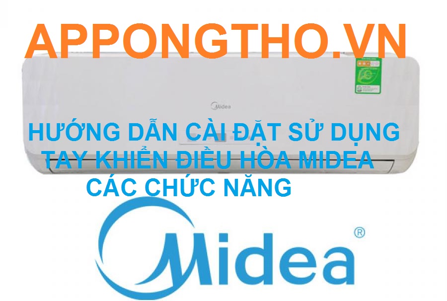 Bảng điều khiển điều hòa Midea