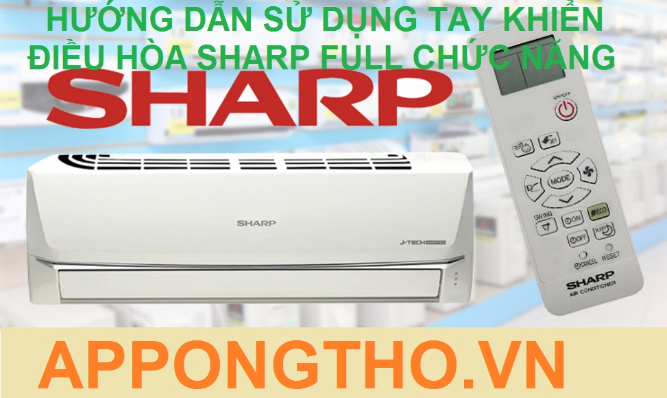 Tay khiển điều hòa Sharp là gì?