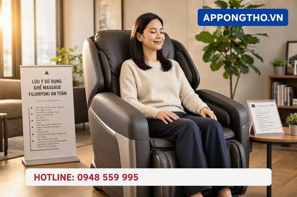 8 Dấu hiệu thường gặp khi dùng ghế Massage Fujiiryoki