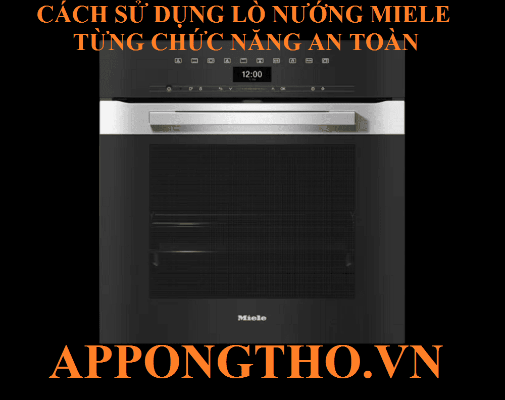 3. Cài đặt Back – Quay lại trên lò nướng Miele
