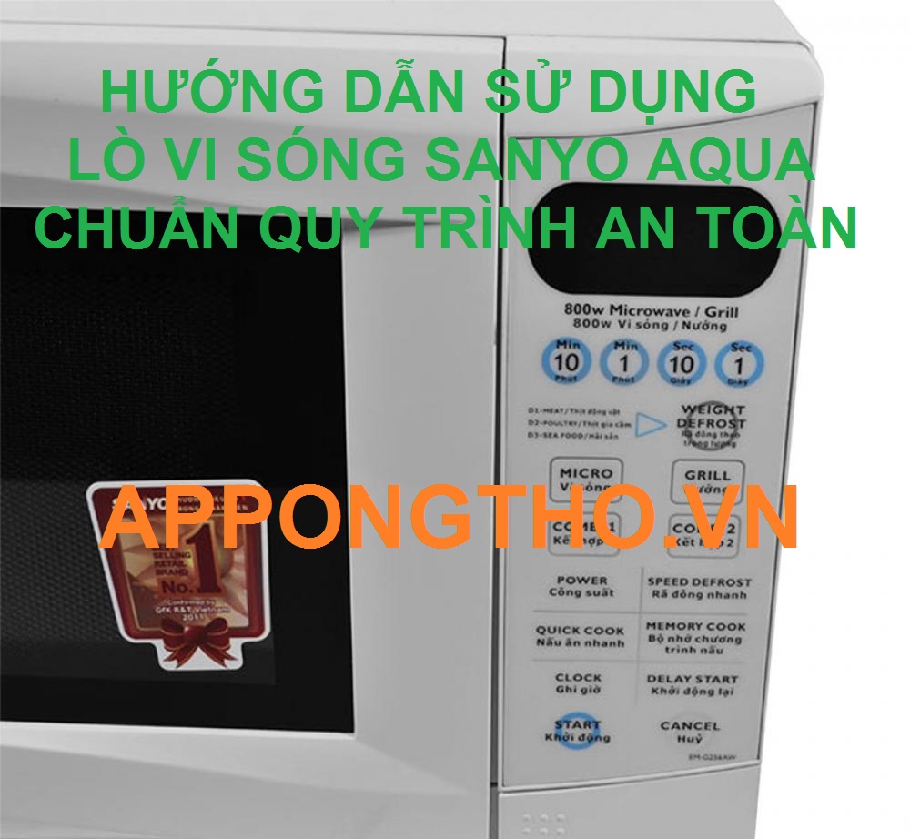 Bảng điều khiển lò vi sóng Sanyo