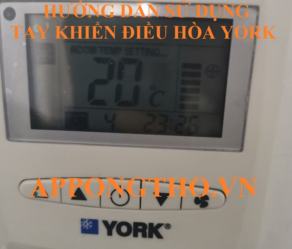 Bảng điều khiển điều hòa York