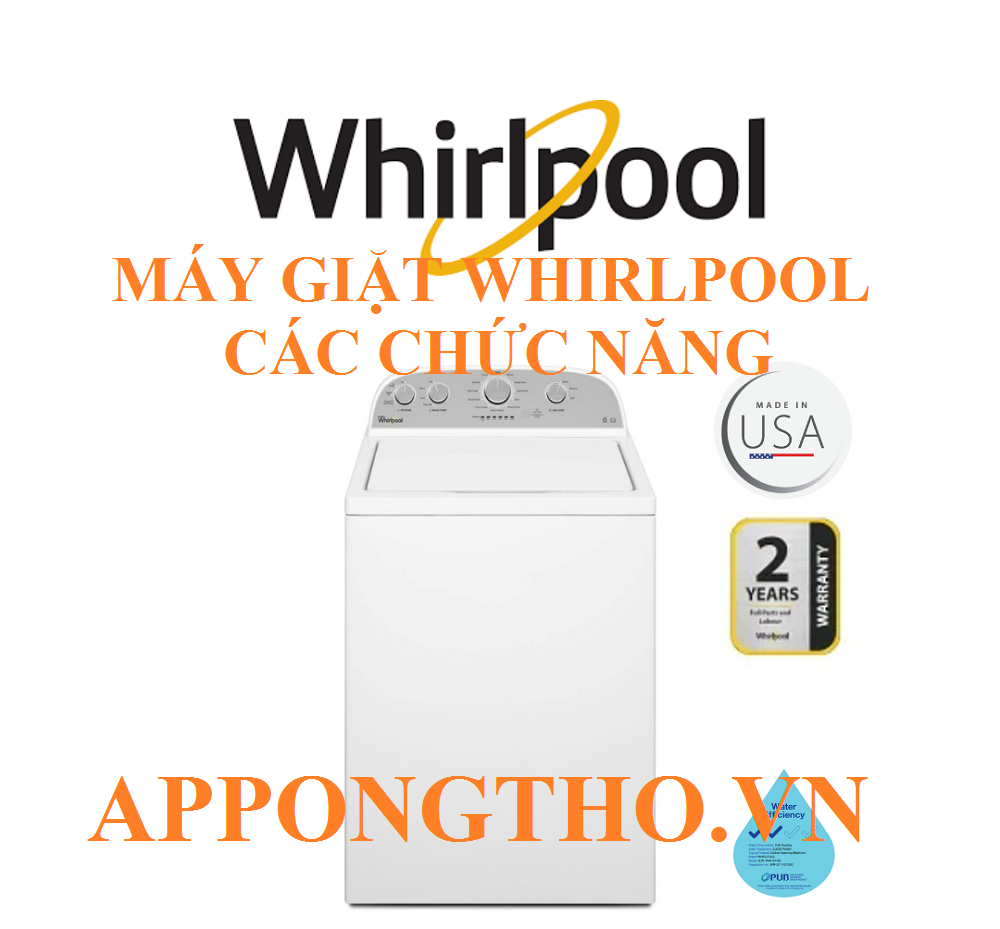 7 Sự cố thường gặp khi sử dụng Whirlpool