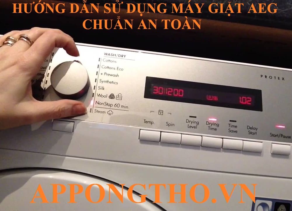 Lợi ích khi biết sử dụng máy giặt AEG hiệu quả