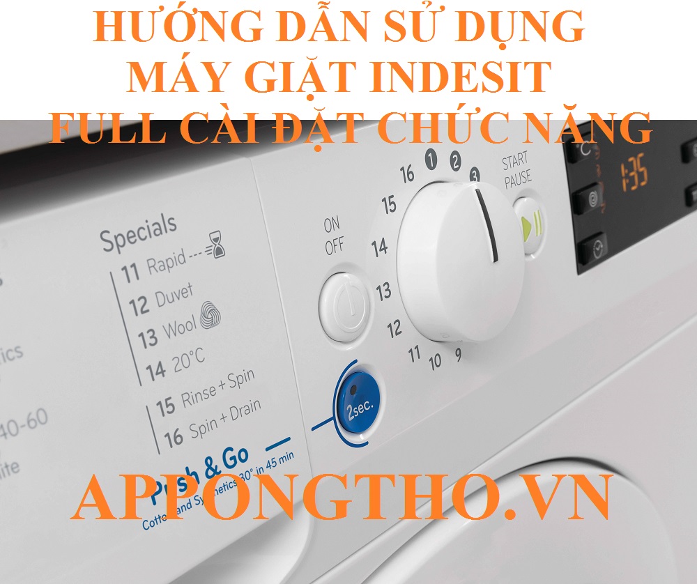 FAQ Hỏi đáp về máy giặt Indesit