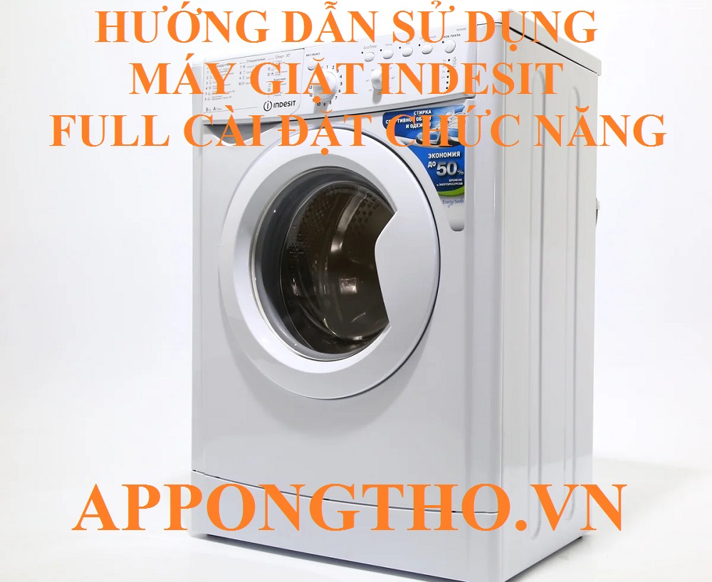 Bảng điều khiển máy giặt Indesit cửa trước