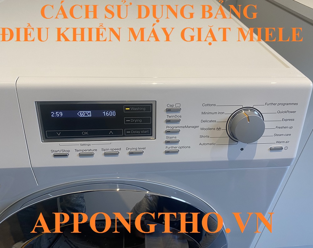 7 Cách phòng tránh máy giặt Miele hỏng hóc