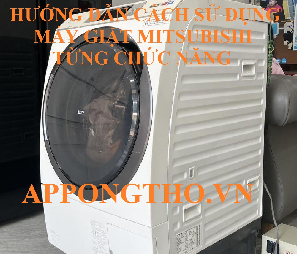 13. Cài đặt Hẹn giờ – 予約 – Timer trên máy giặt Mitsubishi