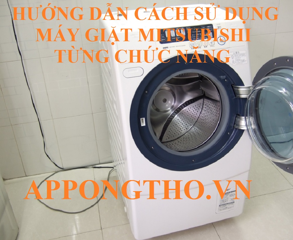 20. Cài đặt Chỉ vắt – 脱水のみ – Spin Only trên máy giặt Mitsubishi