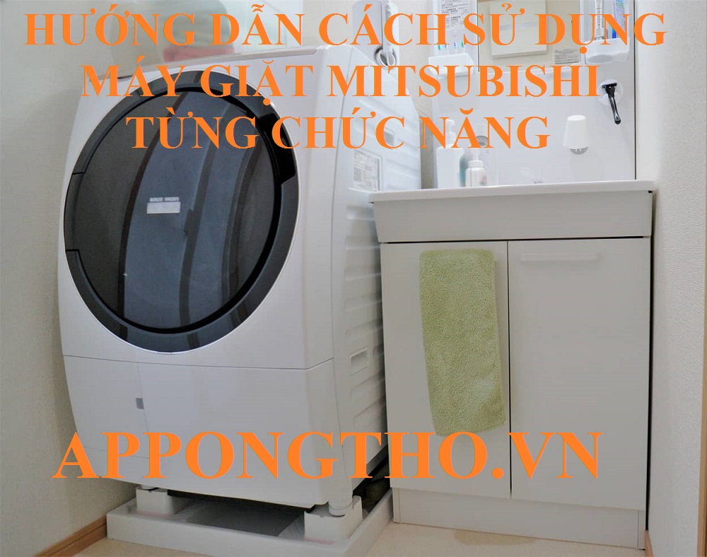 10 Sự cố thường gặp trên máy giặt Mitsubishi