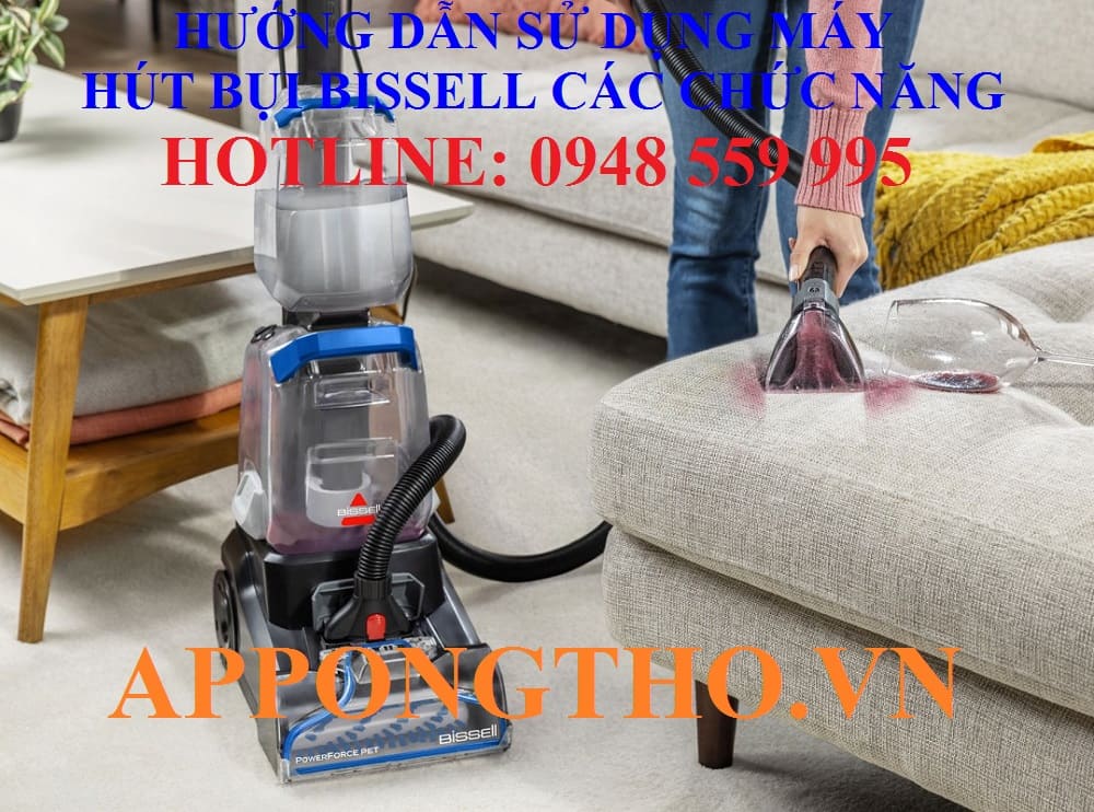 10. Cài đặt Công suất cao – Max máy hút bụi Bissell