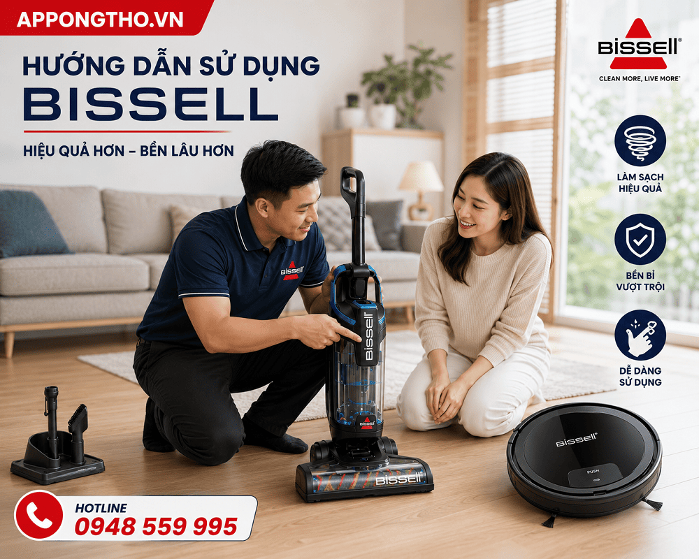 Sử dụng máy hút bụi Bissell là gì?