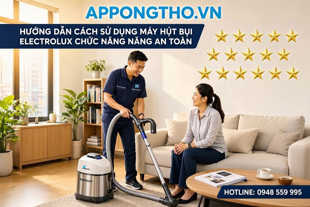 Hướng Dẫn Sử Dụng Máy Hút Bụi Electrolux Hiệu Quả An Toàn