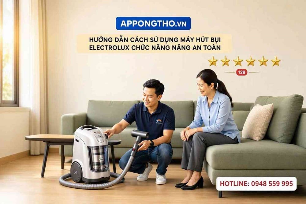 8 Sự cố thường gặp khi sử dụng máy hút bụi Electrolux