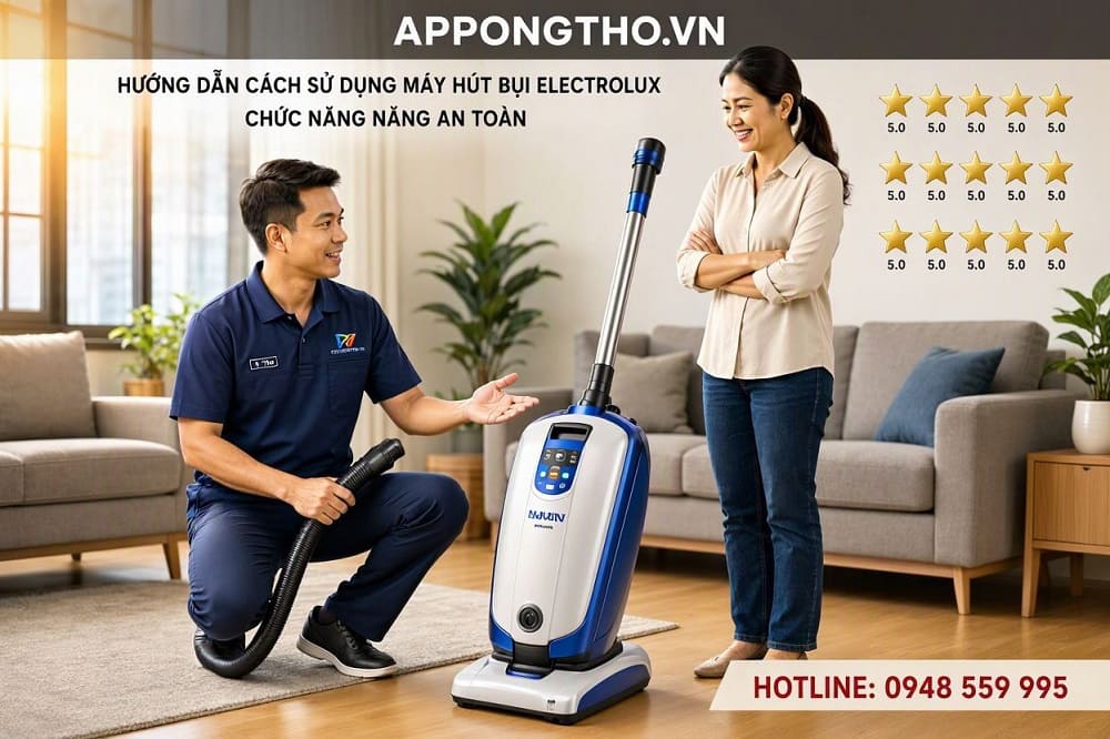 Sử dụng máy hút bụi Electrolux là gì?