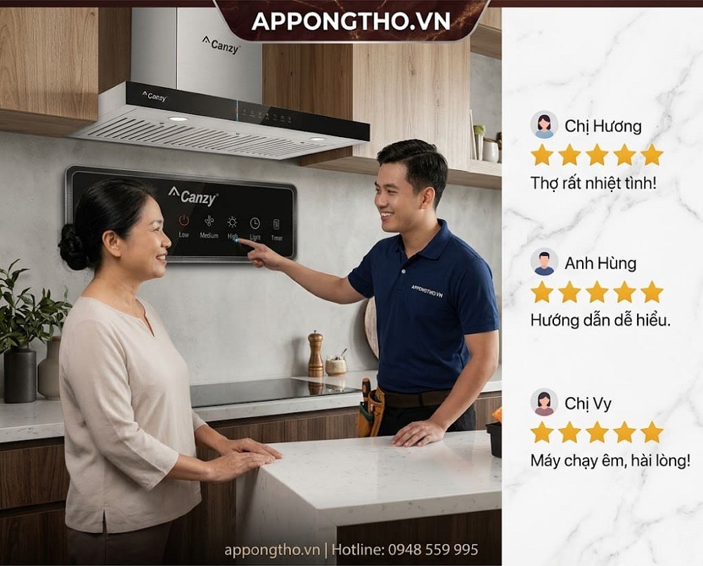 Sử dụng máy hút mùi Canzy là gì?