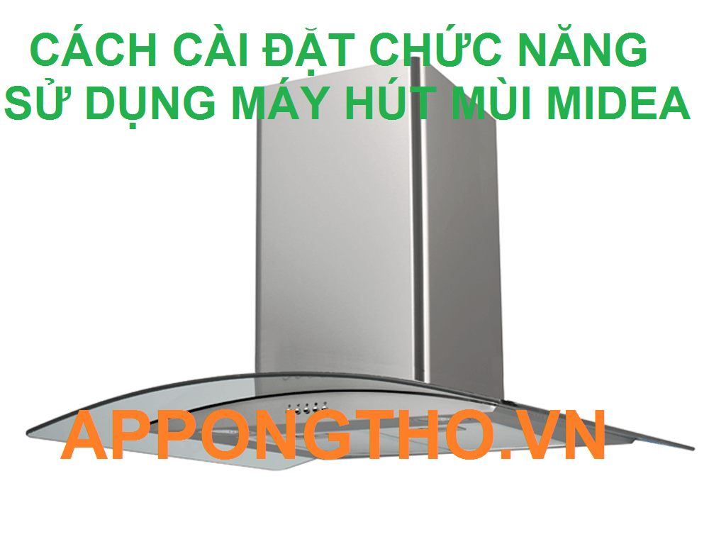 Bảng điều khiển máy hút mùi Midea