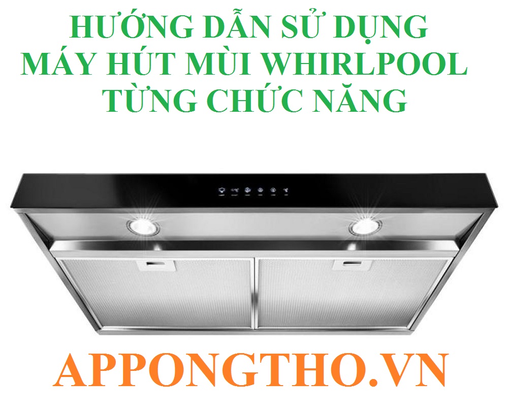 Bảng điều khiển máy hút mùi Whirlpool