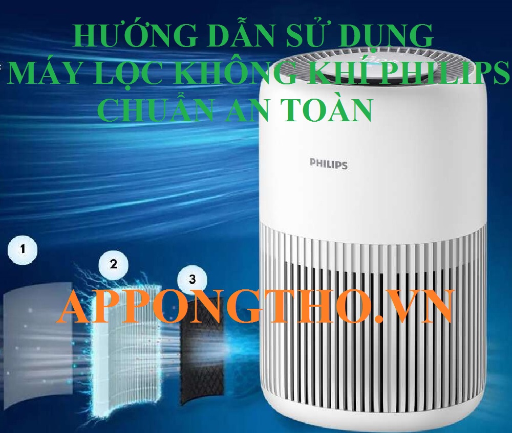 Cách cài đặt máy lọc không khí Philips nâng cao