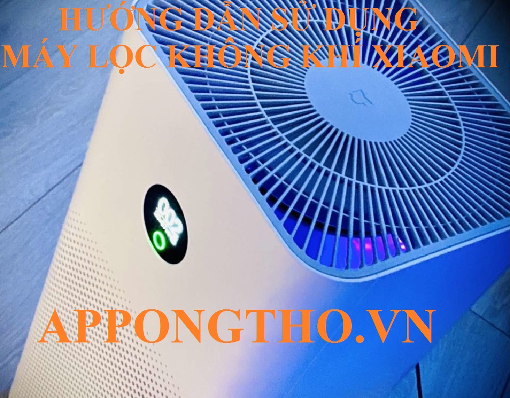 6. Điều chỉnh Fan (Tăng/giảm gió) trên máy lọc không khí Xiaomi