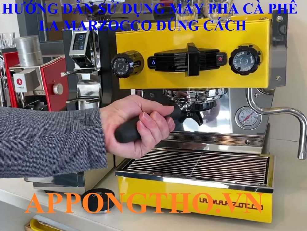 5. Cách Cài đặt máy — Menu ⚙ trên máy pha cà phê La Marzocco