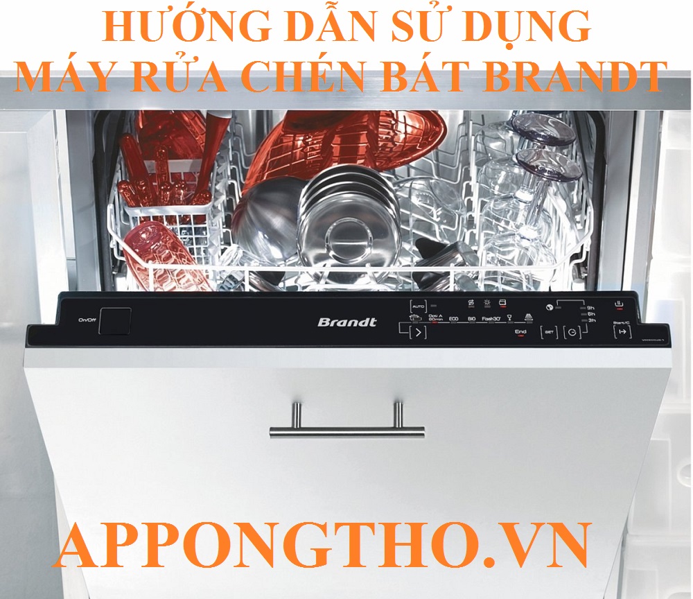 Các chức năng trên máy rửa bát Brandt