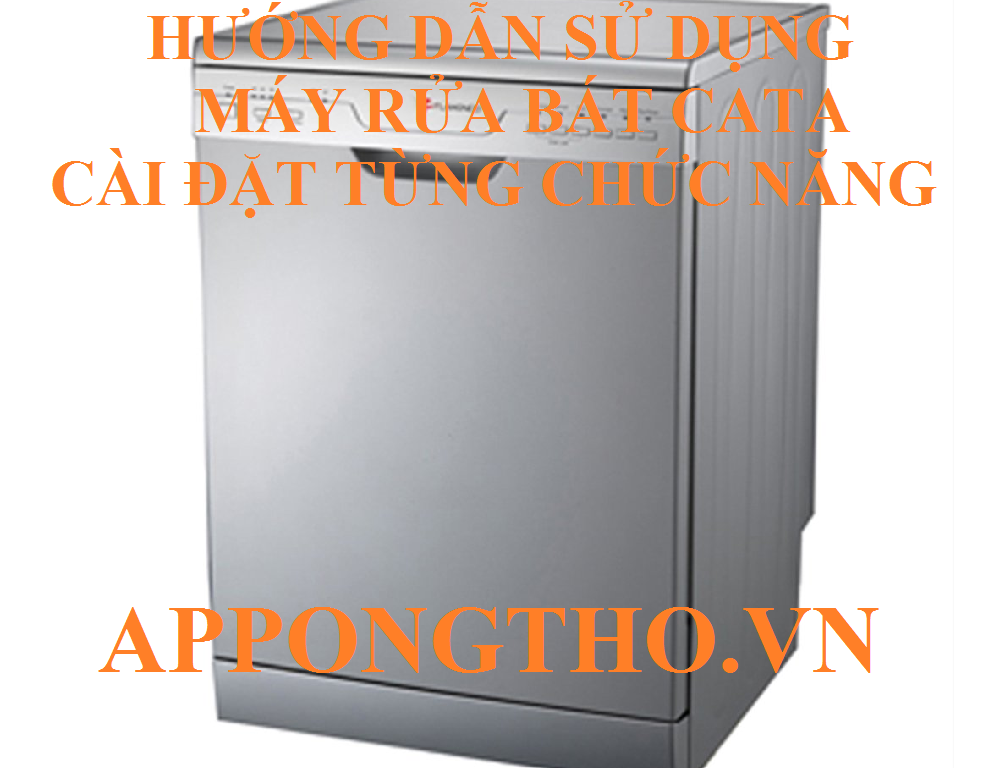 8. Cài đặt Rửa nồi (Pot / Pan) trên máy rửa bát Cata