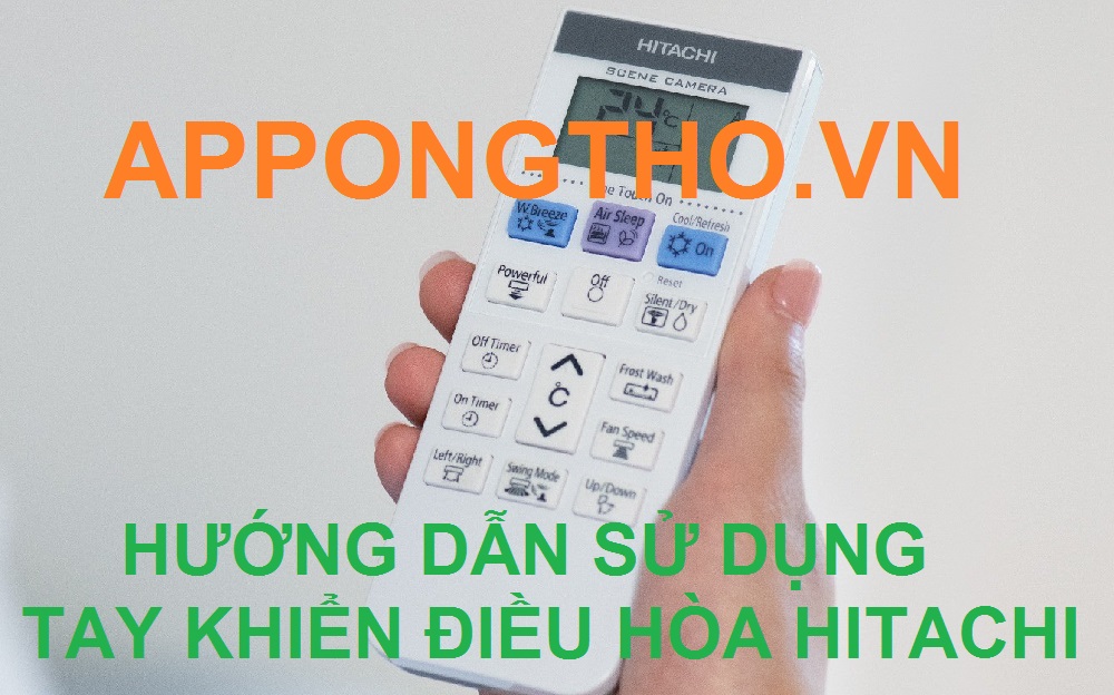 Tay khiển điều hòa Hitachi là gì?