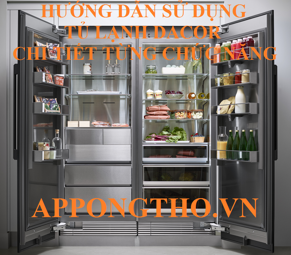 5. Cài đặt Power Freeze – Đông nhanh trên tủ lạnh Dacor