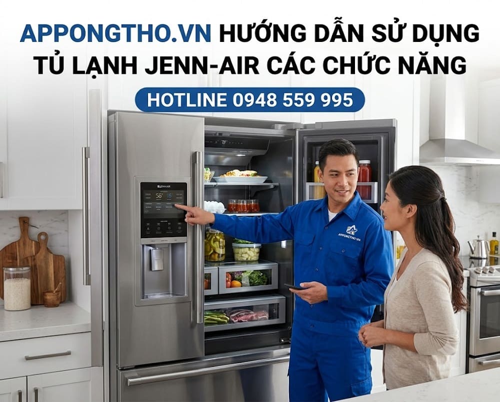 27. Cài đặt chế độ trưng bày (Demo Mode) trên tủ lạnh Jenn-Air