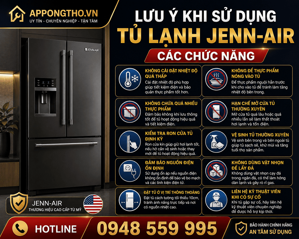 Sử dụng tủ lạnh Jenn-Air là gì?
